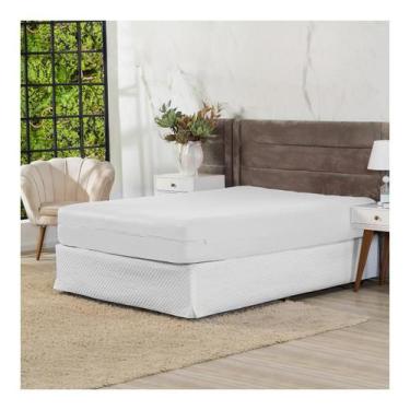 Imagem de Capa De Colchão Malha Gel Queen Zíper - Shop Casa Nobre, Branco