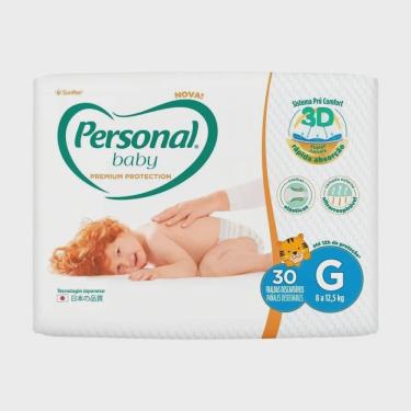Imagem de Fralda Descartável Personal Baby Premium Protection 3D Mega G 30 Unidades