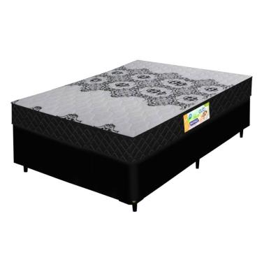 Imagem de Cama Box Casal Colchão Espuma D33 Firme Duo 138x188x60cm 100kg por pessoa