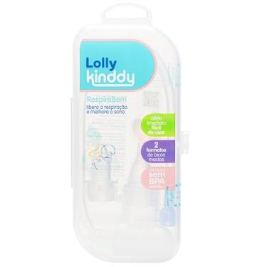 Imagem de Lolly Respire Bem - Aspirador Nasal Por Sucção - 2 Formatos De Bicos Macios Sem Cor