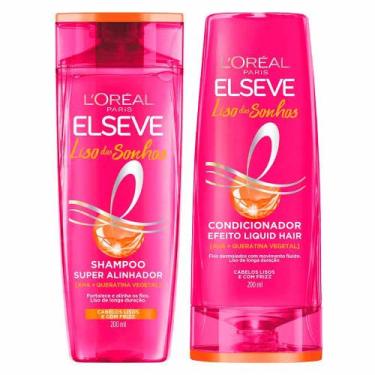 Imagem de Elseve Liso dos Sonhos Kit  Condicionador + Shampoo, Kit