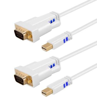 Imagem de Cabo Mini Displayport VGA 1080p MDP 1,8 Metro Kit 2 Un - Bolaazul