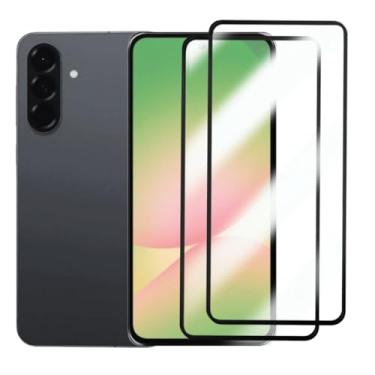 Imagem de Película de Vidro 3D Compatível Samsung Galaxy A56 6.7 Polegadas, Kit com 2 Unidades, Proteção Total da Tela