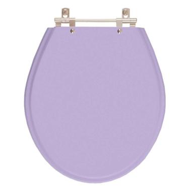Imagem de Assento Sanitário Poliester Carina Bermuda (lilás) Para Ideal Standard