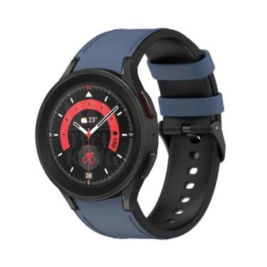 Imagem de pulseira exclusiva compatível galaxy watch 5 pro 45mm - TECH KING, Azu