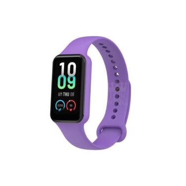 Imagem de Pulseira Silicone Esportiva + Pelicula Para Amazfit Band 7 - TechKing,