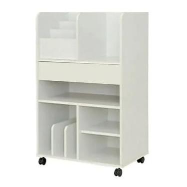 Imagem de Estante Organizadora Com Rodízios Liandra 100% Mdf (sala)