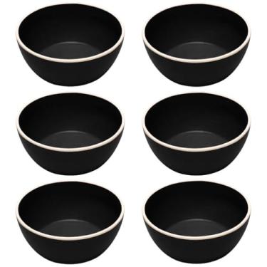 Imagem de Kit 6 Bowls Melamina 600ml Cumbuca 15cm Tigela Class Wolff Sobremesa Porções Sopas