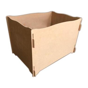 Imagem de Caixa Porta Presentes LISA Em Mdf Provençal Para Decoração Festas - JK