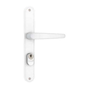 Imagem de Fechadura Perfil Metálico Externa 601-602/03 Espelho Branco - Stam