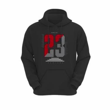 Imagem de Moletom Canguru Unissex Inverno Algodão Blusa de Frio Capuz Bolso-Unissex