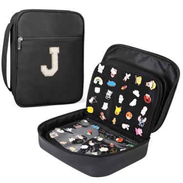 Imagem de Fruobeyla Bolsa para exibição de pinos, livro de troca de pinos de poliuretano com 8 páginas, placa de suporte de pinos esmaltados à prova d'água, adequada como estojo de exibição de coleção de pinos