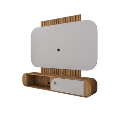 Imagem de Painel para TV Até 55 Pol Jurerê Cinamomo Off White Bechara - Móveis B