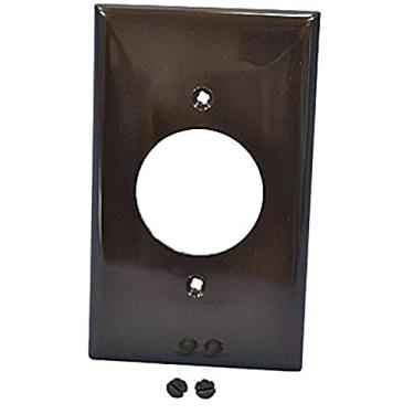 Imagem de Leviton 80720 1-Gang 4,5 cm de diâmetro, placa de tomada de dispositivo, marrom
