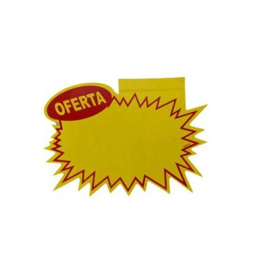 Imagem de Cartaz de Oferta Splash com Aba 11x15cm Papel Duplex 100 unidades - Ca