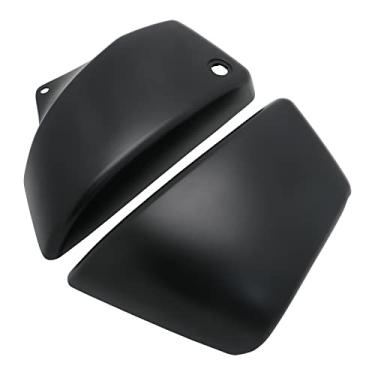 Imagem de FENGREN Capas De Carenagem Bateria Esquerda E Direita Para Motocicleta, Painel Lateral, Tampa Do Tanque Óleo Honda Shadow Ace/Aero/Sabre Vt1100 1999-2008 (Não Compatível Com Spirit) (Preto Fosco)