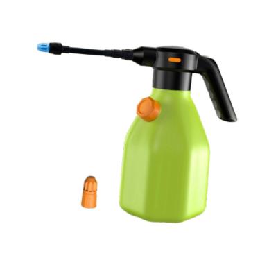 Imagem de Fenteer 2.5L a rega de garrafa de spray elétrica sem fio pode ser usada de mão recarregável para a limpeza de carros confortável, Long Wand Green