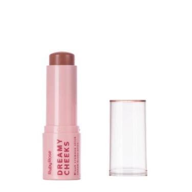Imagem de Blush cremoso em stick ruby rose dreamy cheeks caramel touch hb-m01-1 