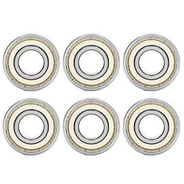 Imagem de AYNEFY Rolamento de Esferas de Ranhura Profunda Eficiente Tampa de Poeira Rolamento de Esferas Radial para Engrenagem de Redução, Rolo Em Miniatura para Rolos de