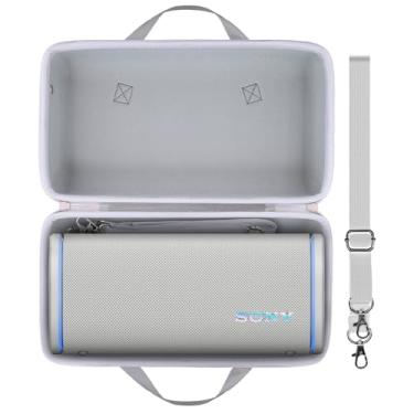 Imagem de co2CREA Capa de substituição para alto-falante portátil sem fio Sony ULT Field 5 (capa branca)