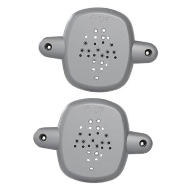 Imagem de Bothyi 2x Adaptador de Portão Retrátil para Animais de Estimação, Kit de Base para Portão de Escada, Cerca para Filhotes E Gatinhos, Substituição de Equipame, Cinza