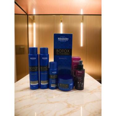 Imagem de Kit Tratamento Capilar Meu Liso Botox no Chuveiro Protetor Térmico 10 