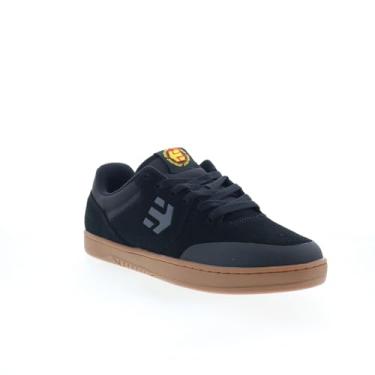Imagem de Etnies Tênis de skate masculino Marana X Santa Cruz cano baixo, Preto/Goma, 40