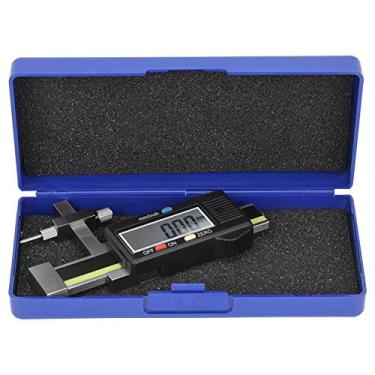 Imagem de QANYEGN Medidores de etapas de lacuna digital, medidores de diferença de superfície de exibição digital, medidores de régua de aço inoxidável C1 10P ± 10 0,01 mm (enviado sem bater