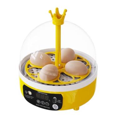 Imagem de Mini incubadora de 4 ovos, controle automático de umidade de temperatura de 7 W, espátula de ovos doméstica para galinha ou outros ovos