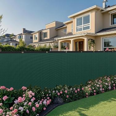 Imagem de Cerca para Jardim, Tela de Cerca de Privacidade Verde 2mx15m, Tela de Privacidade para Cerca, Cerca Verde, Tela de Privacidade, Tecido de Malha de Tela de Lona