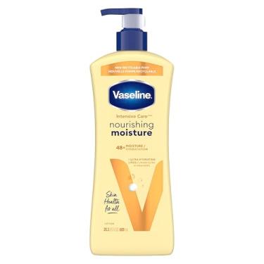 Imagem de Vaseline Loção corporal hidratante nutritiva intensiva para pele seca, feita com lipídios ultra-hidratantes + extrato de aveia puro para pele nutrida e com aparência saudável, 575 g