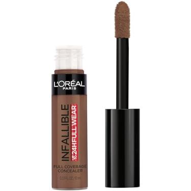 Imagem de L'Oreal Paris Maquiagem Infallible Corretivo fosco à prova d'água, cobertura total, café, 9,8 ml