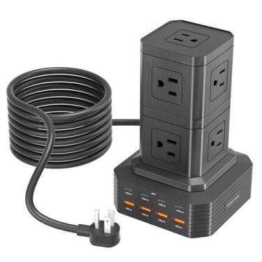 Imagem de Estação de carregamento Thunderunder 17 em 1 USB C Power Strip 100W - 
