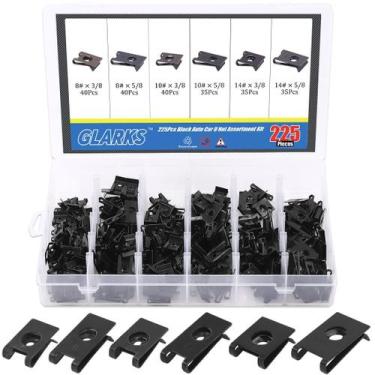 Imagem de Kit de sortimento U Nut Glarks 225 unidades para porta de painel de au
