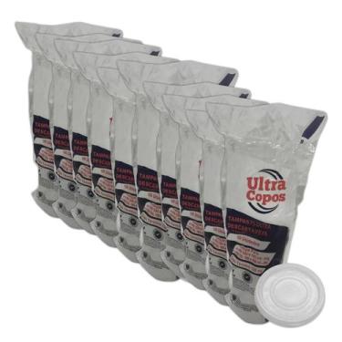 Imagem de Tampa para copo de isopor 120ml c/500 un s/ furo ultra - Ultra copos