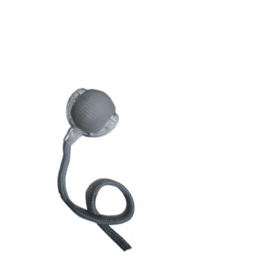 Imagem de Bola Brinquedo Bolinha Para Gato Cachorro Auto Magico Elétrico Pets Usb Recarregável(Bola de cauda cinza)