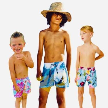 Imagem de Shorts Bermudas Água Praia Menino INFANTIL JUVENIL VERÃO 210 - IRON, S