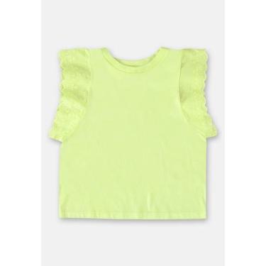 Imagem de Blusa Infantil Básica em Meia Malha Up Baby, Amarelo, 8