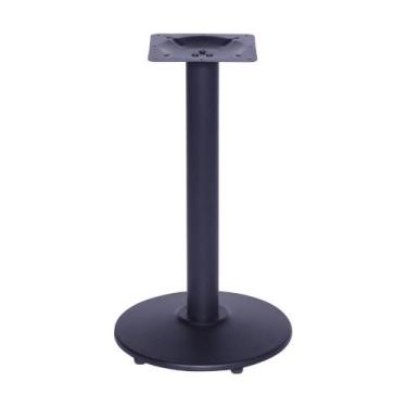 Imagem de Base de Mesa Zeta em Ferro Preto 72,50 cm (Altura) com Disco Redondo -
