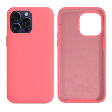 Imagem de Capinha Compatível com iPhone 15 Pro Max Silicone Aveludada - GCM CASE