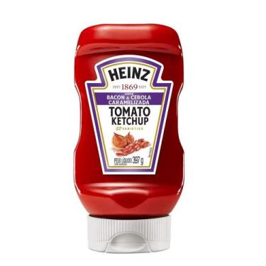 Imagem de Ketchup Sabor Bacon e Cebola Caramelizada 397g - Heinz, 397g, Bacon e 