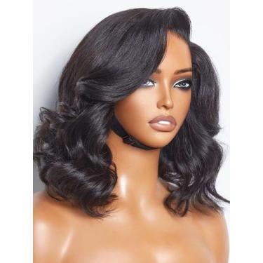 Imagem de Peruca LUVME HAIR Light Yaki Loose Wave 30 cm de cabelo humano Bob