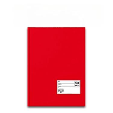 Imagem de Pasta Catálogo Organizadora A4 Com Visor 50 Envelopes Color Documentos Colorida Rosa Bege Pastel(Vermelho)