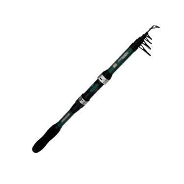 Imagem de Vara de Pesca de Viagem Vara de pesca portátil telescópica 1,8 m, peso da isca: 5-20 g, comprimento fechado: 40,5 cm(Green)