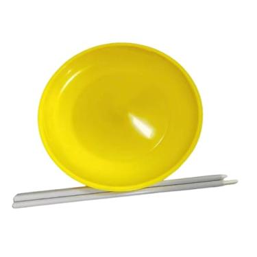 Imagem de Esquirla Prato giratório prático com bastões resistente ao desgaste fácil de usar resistente para performance de palco de acrobacias