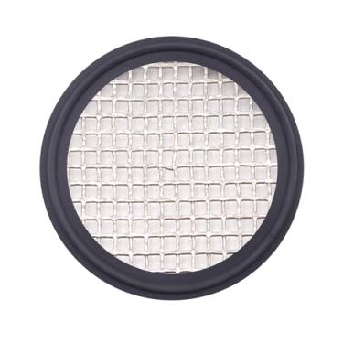 Imagem de Junta Sanitária Viton 2,5" Dernord com Tela Inoxidável - Trevo de Grampo Triplo, 10 Mesh