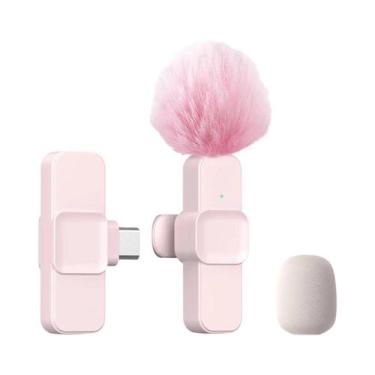 Imagem de Microfone Lavalier Sem Fio Portátil Mini Para iPhone Android PC Câmera
