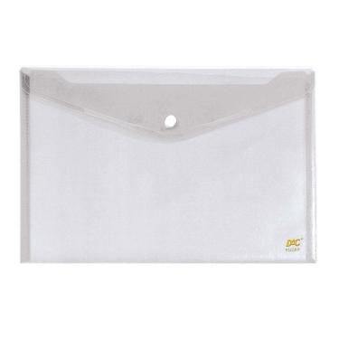Imagem de Envelope plástico com botão A4 653PP-TR Cristal Dac