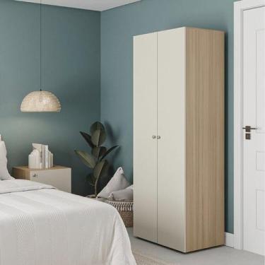 Imagem de Módulo 70x180 2 Portas 1 Kit Prateleira Frame CabeCasa MadeiraOriginal