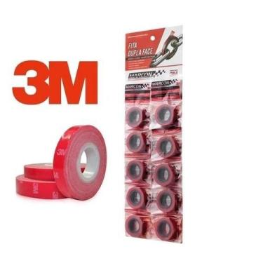 Imagem de Fita Dupla Face 3M 11mm 90 Centimetros Com 10 Unidades - AUTOPOLI-4DIX